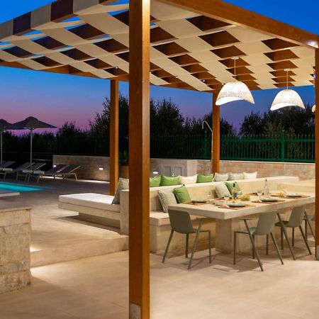 Estella Villa With Pool, Children Area, Bbq & Magnificent Views! Astérion Exterior foto