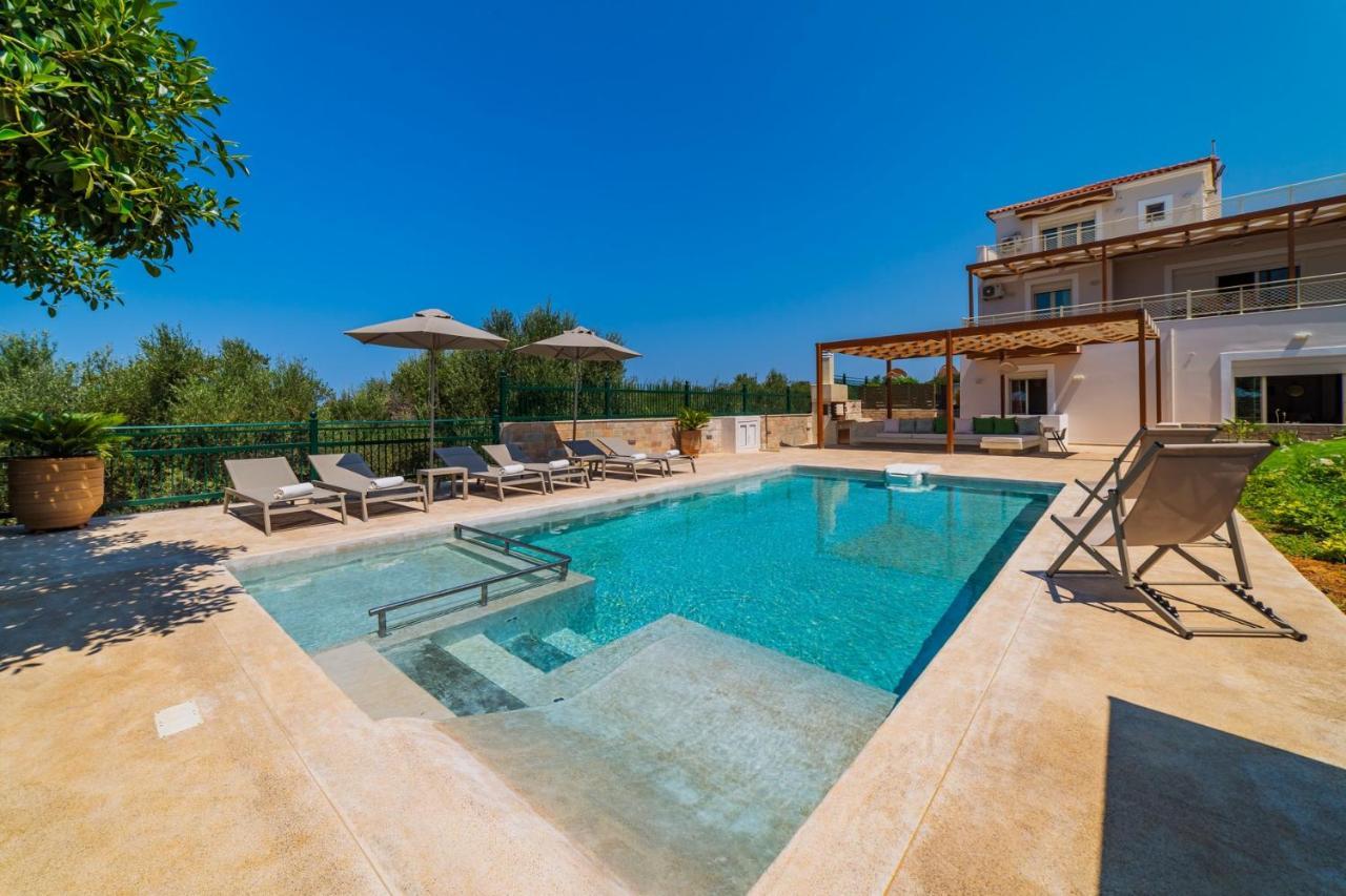 Estella Villa With Pool, Children Area, Bbq & Magnificent Views! Astérion Exterior foto
