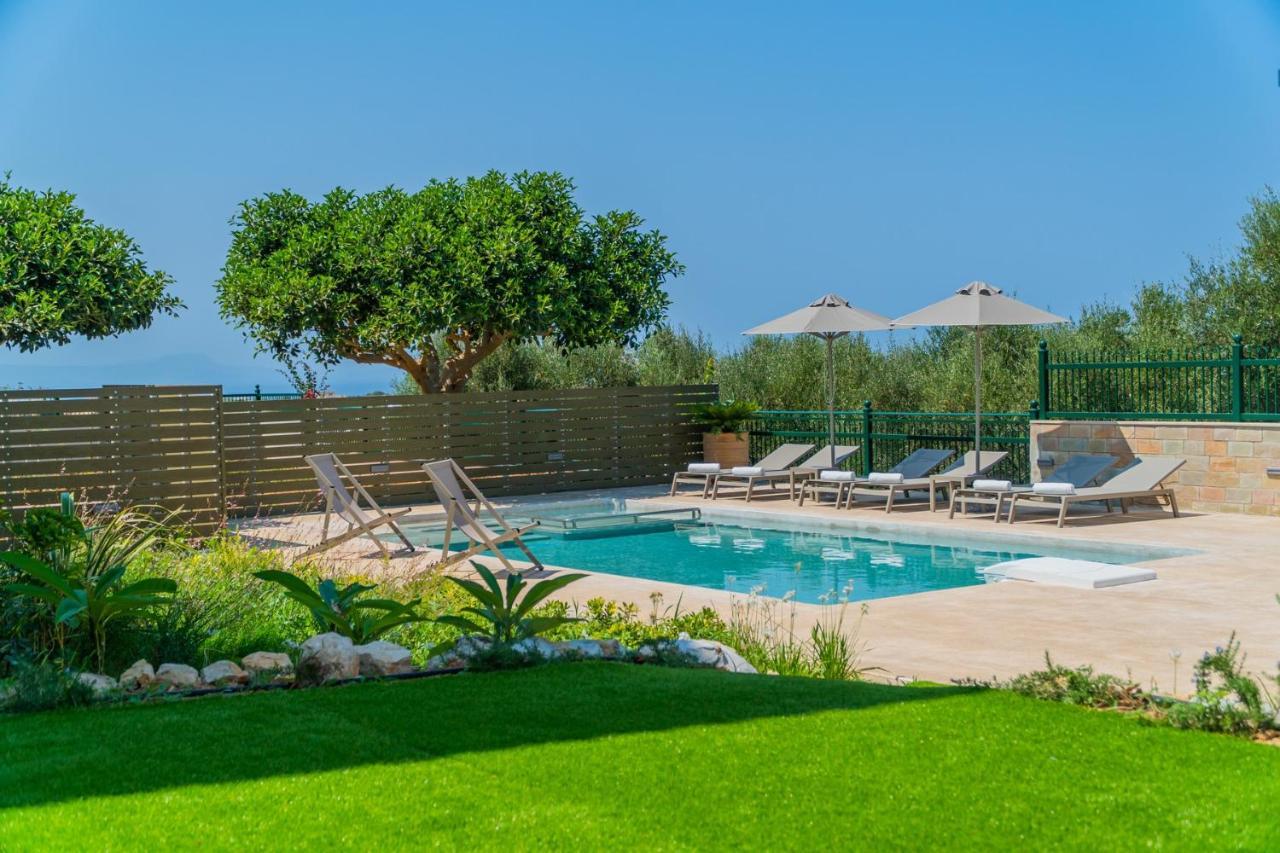 Estella Villa With Pool, Children Area, Bbq & Magnificent Views! Astérion Exterior foto