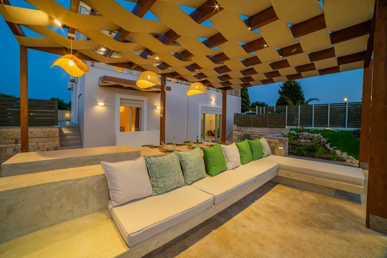 Estella Villa With Pool, Children Area, Bbq & Magnificent Views! Astérion Exterior foto