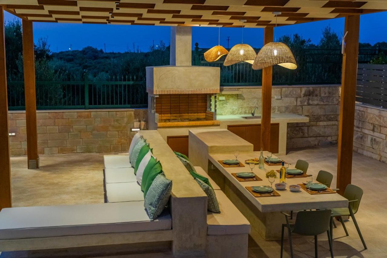 Estella Villa With Pool, Children Area, Bbq & Magnificent Views! Astérion Exterior foto