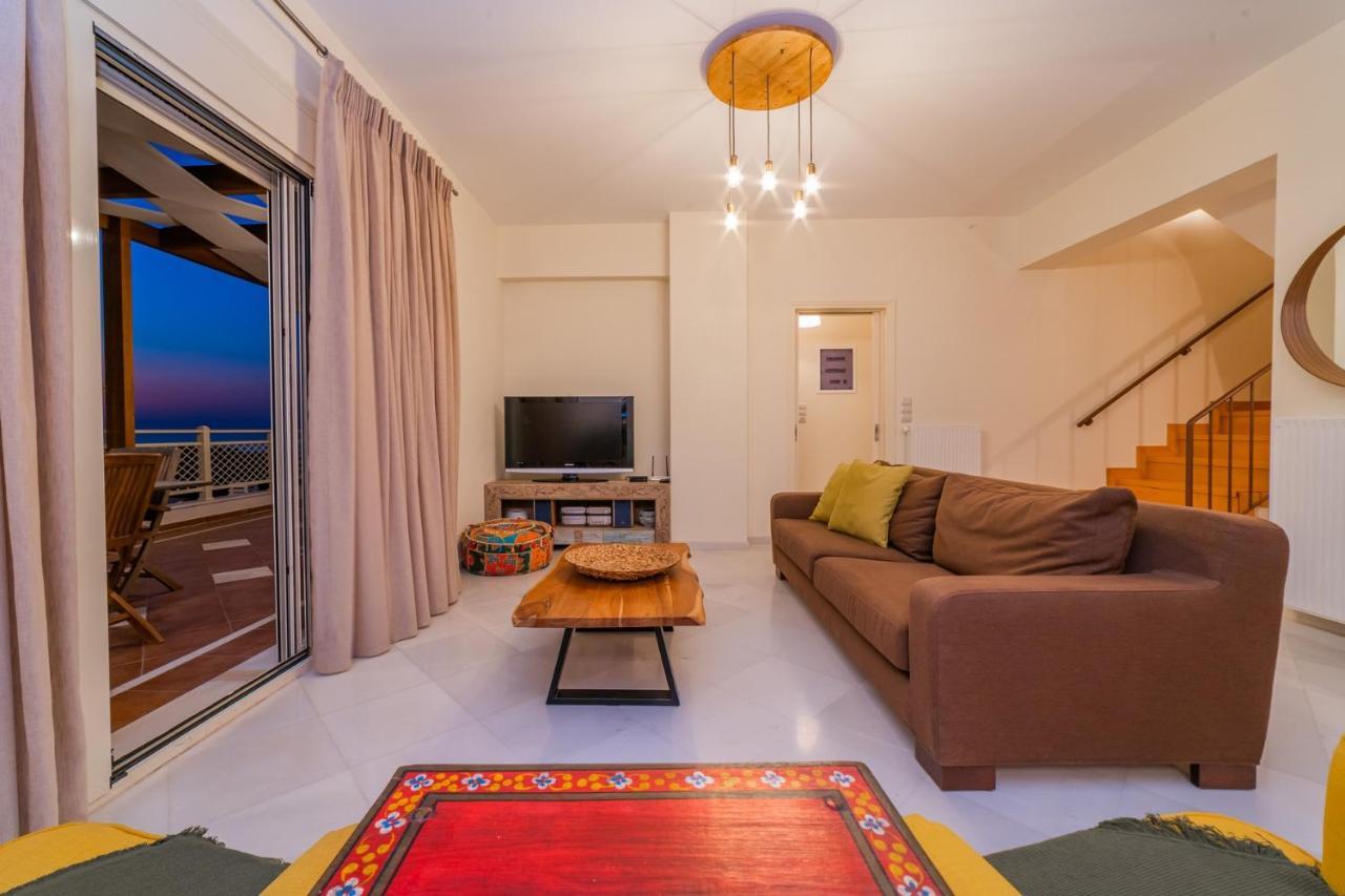 Estella Villa With Pool, Children Area, Bbq & Magnificent Views! Astérion Exterior foto